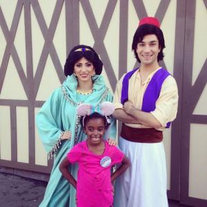 Abeni with the only princess she likes!